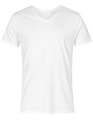 Heren T-shirt Promodoro V-Neck wit